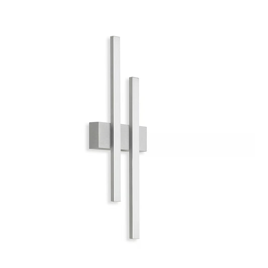 Applique da esterno LED 8W argento IP44