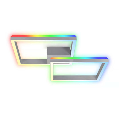 Plafoniera LED RGB da soffitto Briloner 40W con telecomando