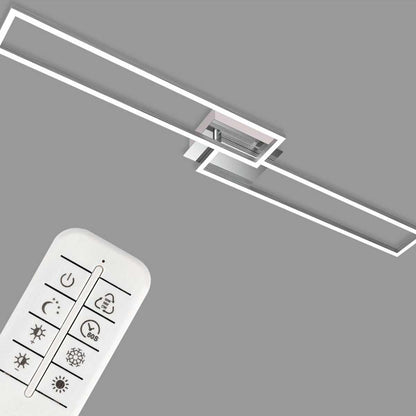Plafoniera LED da soffitto Briloner Frame con telecomando 40W
