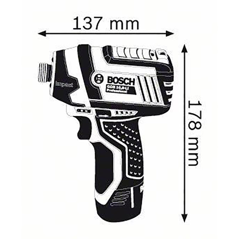 Avvitatore a batteria GDR 10,8 V LI Bosch 2 batterie e valigetta inclusi