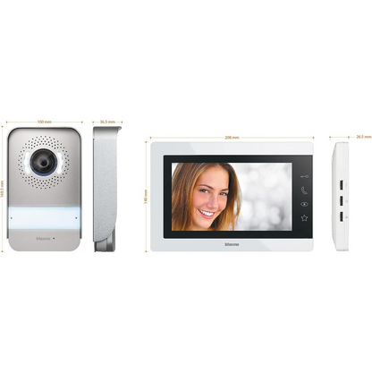 Easykit videocitofono Bticino monofamiliare con schermo 7"