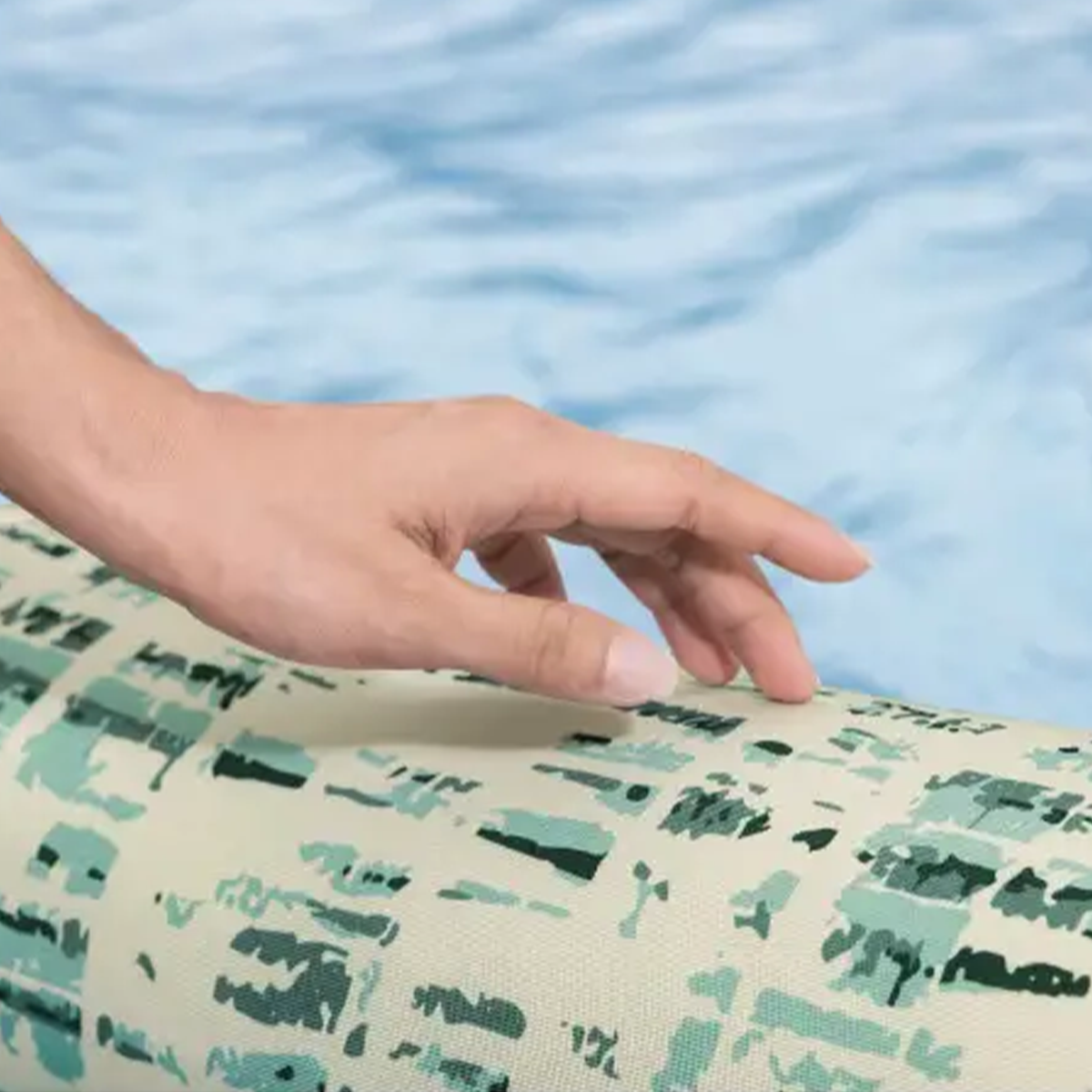 Amaca da piscina 122x65x15 cm Everluxe Bestway 43909