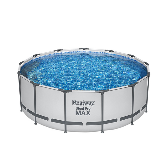 Bestway 5618W Piscina fuori terra Steel Pro Max rotonda 392x122 cm con accessori