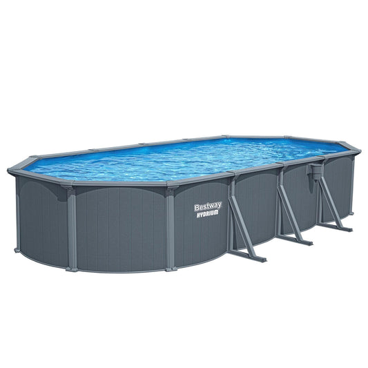 Bestway 561CW Piscina fuori terra Hydrium ovale 732x366x132 cm con accessori