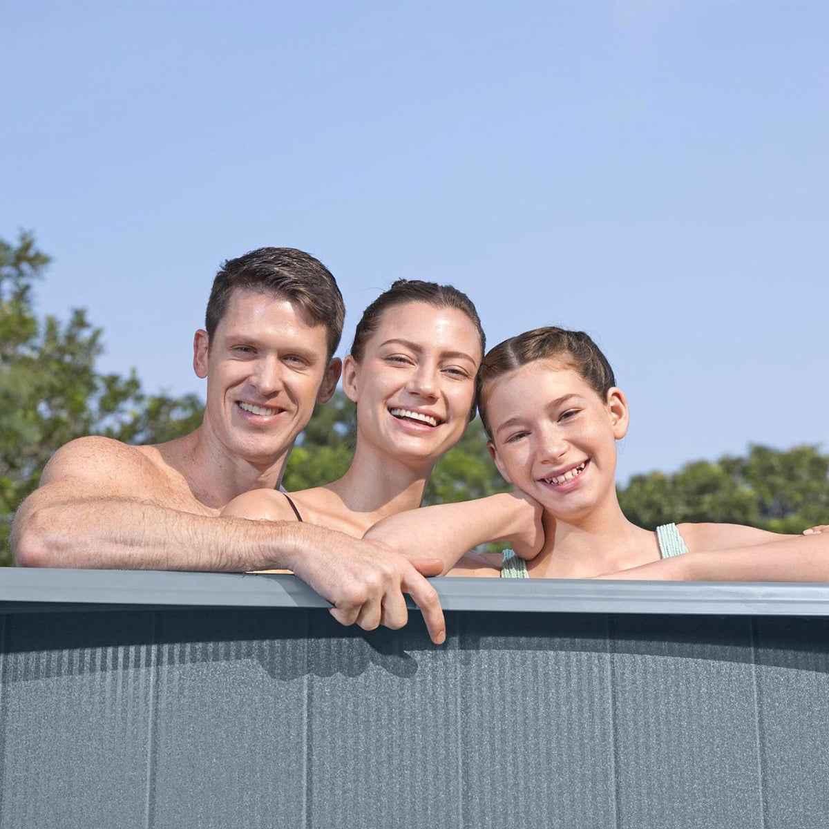 Bestway 561CW Piscina fuori terra Hydrium ovale 732x366x132 cm con accessori