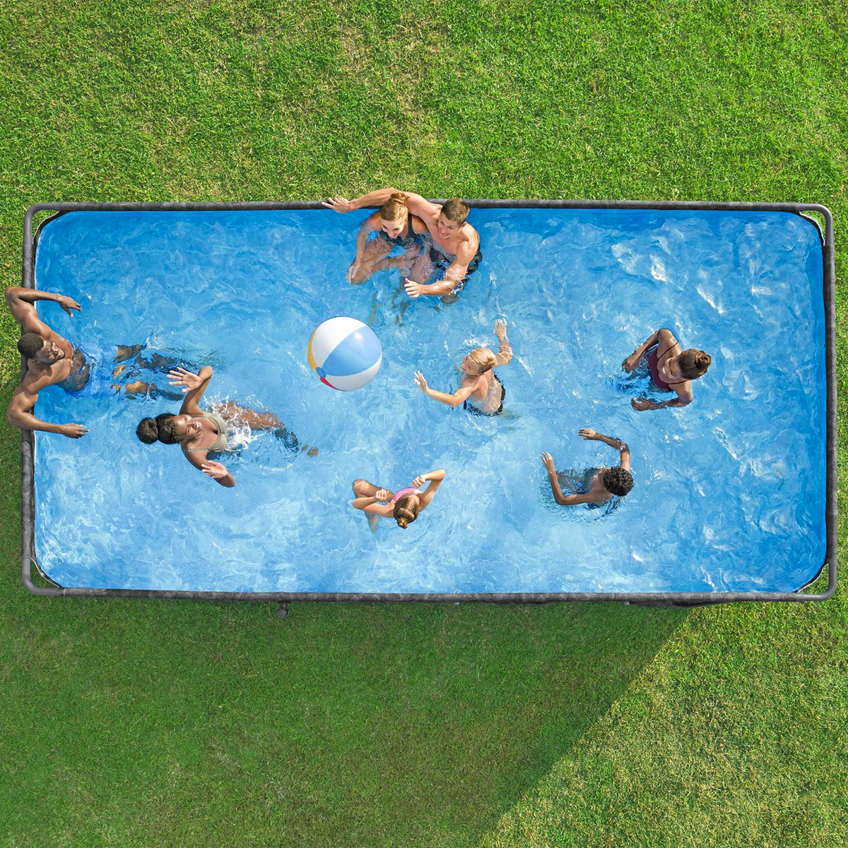 Bestway 561KA Piscina fuoriterra APX 365 rettangolare 549x274x132 cm con accessori