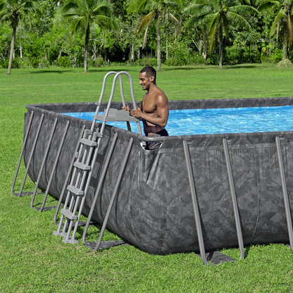 Bestway 561KJ Piscina fuori terra APX 365 rettangolare 956x488x132 cm con accessori