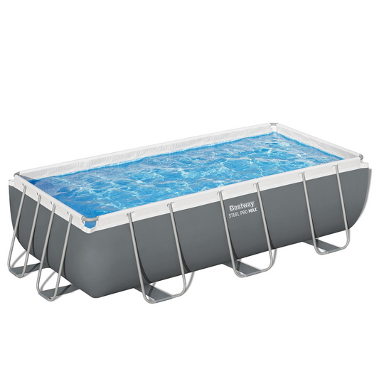 Bestway 56441 Piscina fuori terra Steel Pro Max rettangolare 404x201x100 cm