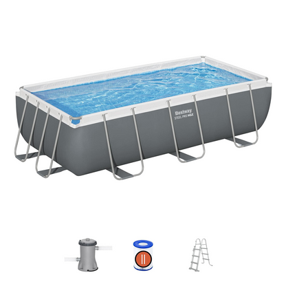 Bestway 56441 Piscina fuori terra Steel Pro Max rettangolare 404x201x100 cm