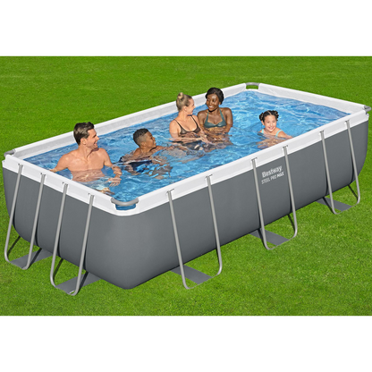 Bestway 56441 Piscina fuori terra Steel Pro Max rettangolare 404x201x100 cm
