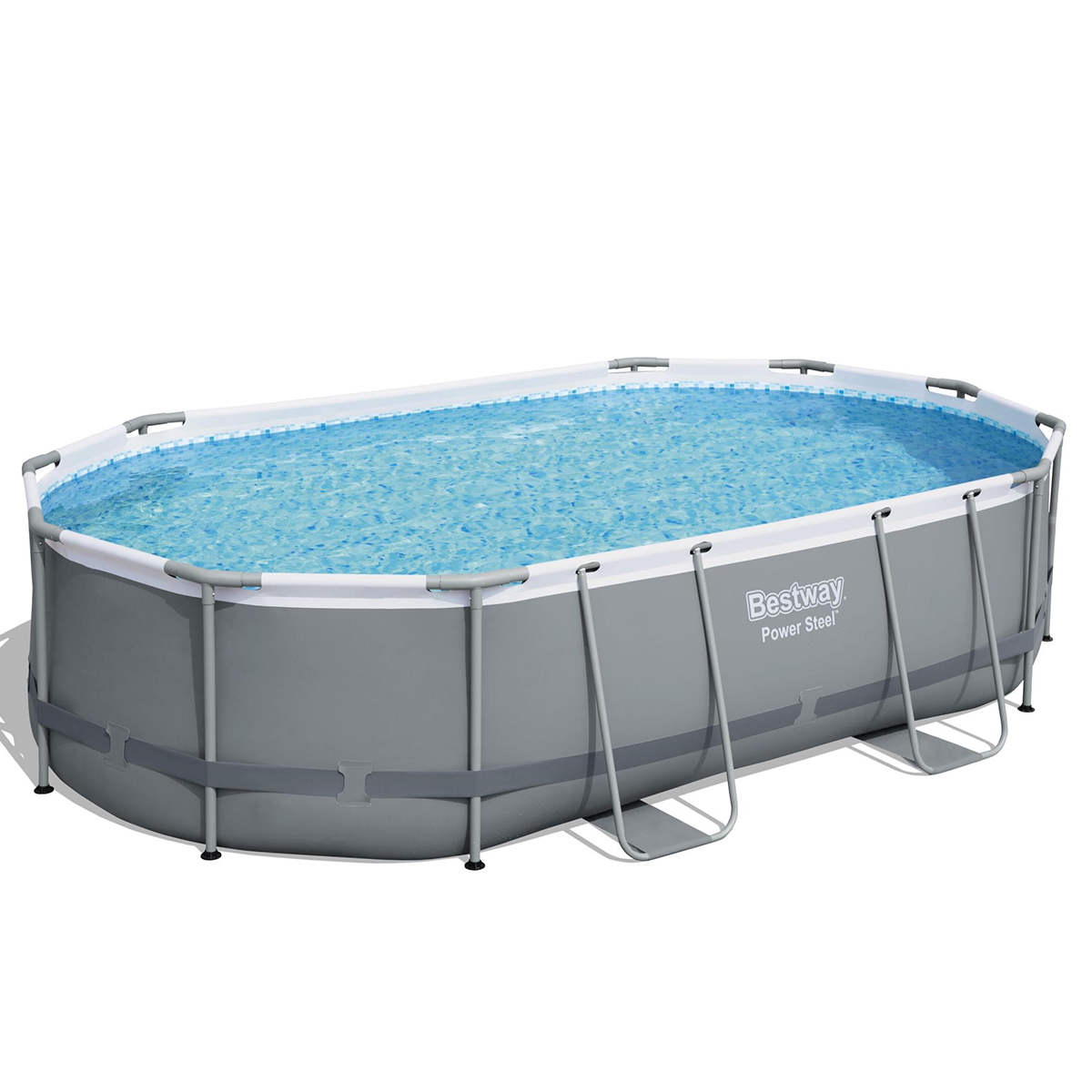 Bestway 56448 Piscina fuori terra Steel Pro Max ovale 488x305x107 cm