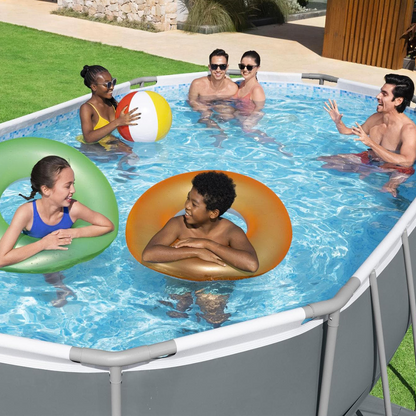 Bestway 56448 Piscina fuori terra Steel Pro Max ovale 488x305x107 cm