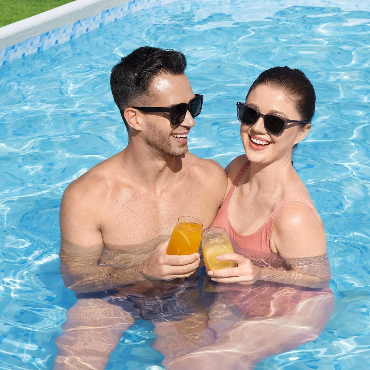 Bestway 56448 Piscina fuori terra Steel Pro Max ovale 488x305x107 cm