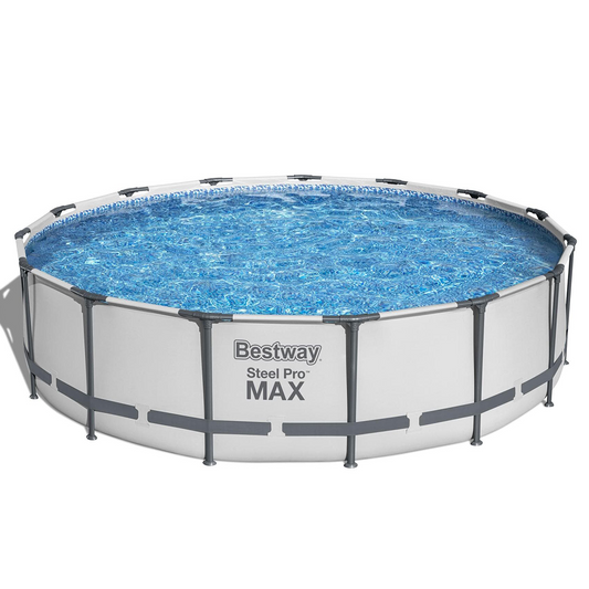 Bestway 56488 Piscina fuori terra Steel Pro Max rotonda 457x107 cm con accessori