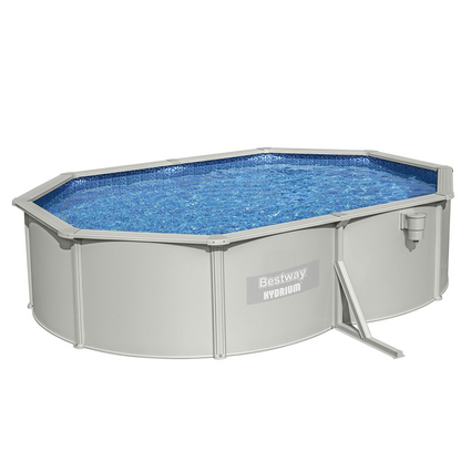 Bestway 56586 Piscina fuori terra Hydrium ovale 500x366x122 cm con accessori