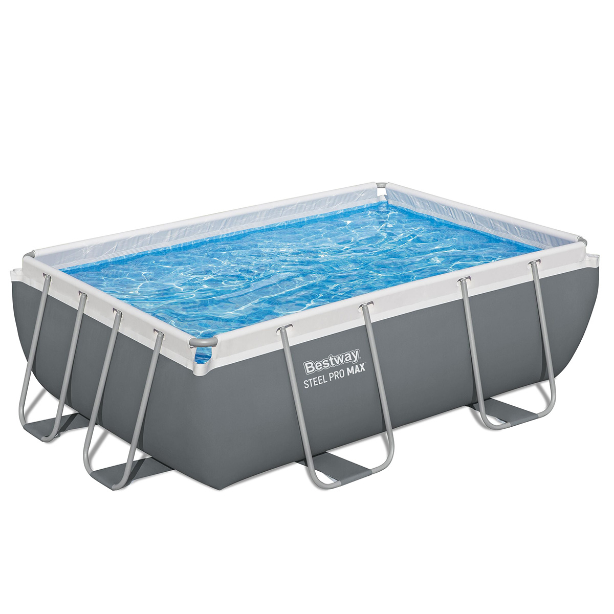 Bestway 56629 Piscina fuori terra Steel Pro Max rettangolare 282x196x84 cm