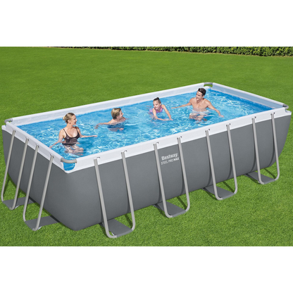 Bestway 56671 Piscina fuori terra Steel Pro Max rettangolare 488x244x122 cm con accessori