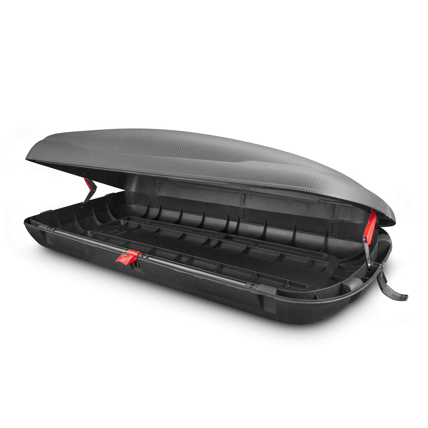Baule per auto 400 lt 169x79x37,5 cm carbon line in polipropilene