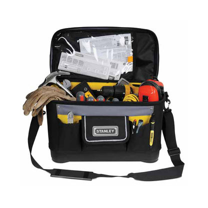 Bauletto porta attrezzi multiuso stanley 16" con base rigida e tracolla 1-96-193