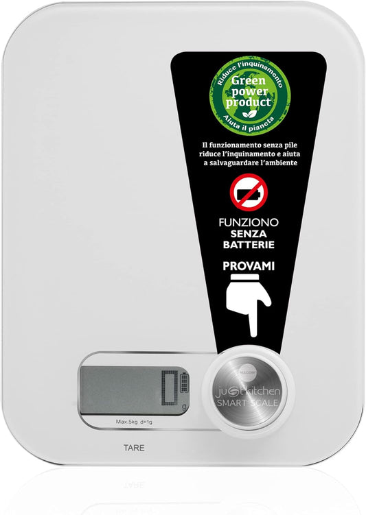 Bilancia per alimenti ricarica manuale Just Kitchen 868 Smart Scale Macom