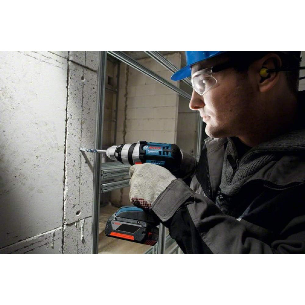 Bosch trapano avvitatore a percussione GSB 18 VE-2 LI 18 con accessori