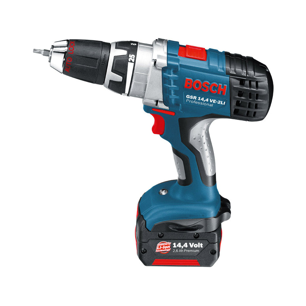 Bosch trapano avvitatore a percussione GSB 14,4 VE-2LI