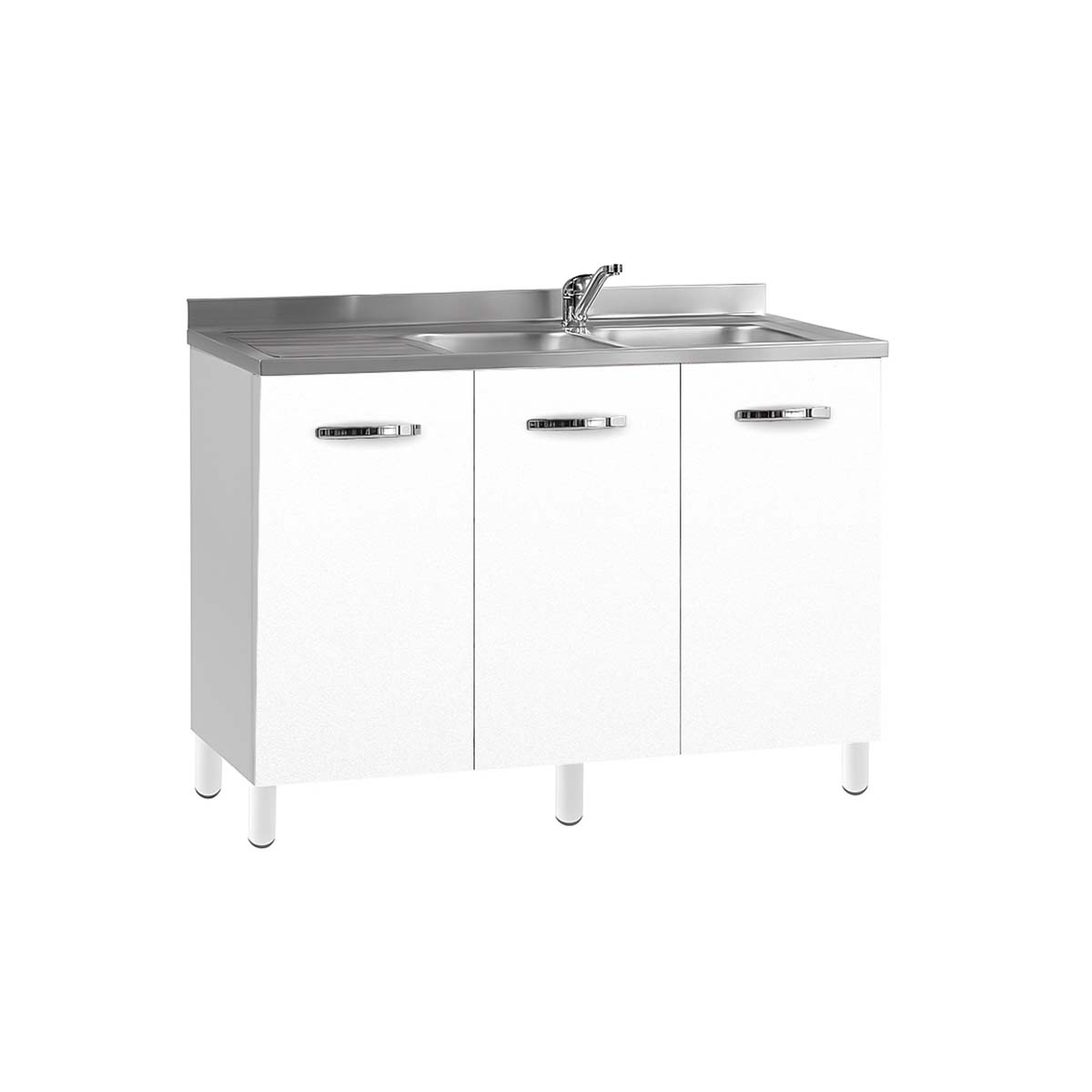 Mobile sottolavello cucina 120x85x48 cm vasca a destra