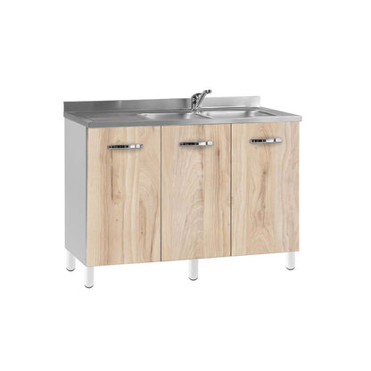 Mobile sottolavello cucina 120x85x48 cm vasca a destra
