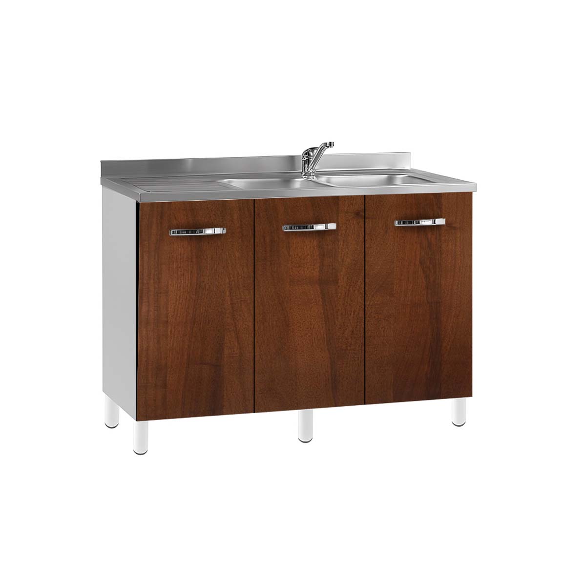 Mobile sottolavello cucina 120x85x48 cm vasca a destra
