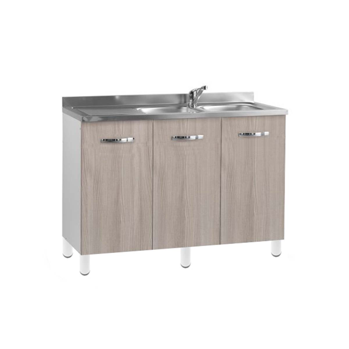 Mobile sottolavello cucina 120x85x48 cm vasca a destra