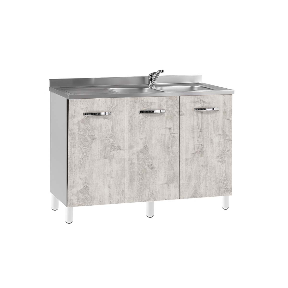 Mobile sottolavello cucina 120x85x48 cm vasca a destra