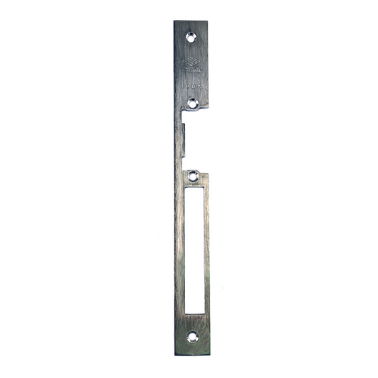 Frontale piatto a bordi quadri in acciaio inox satinato Cisa