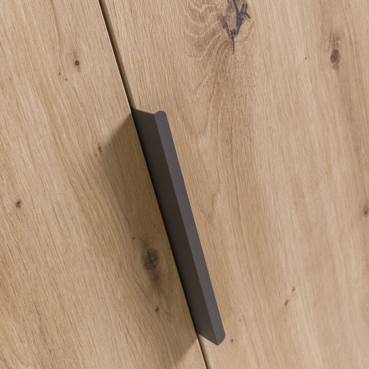 Armadio 82x184h cm rovere artisan con 2 ante e 2 cassetti