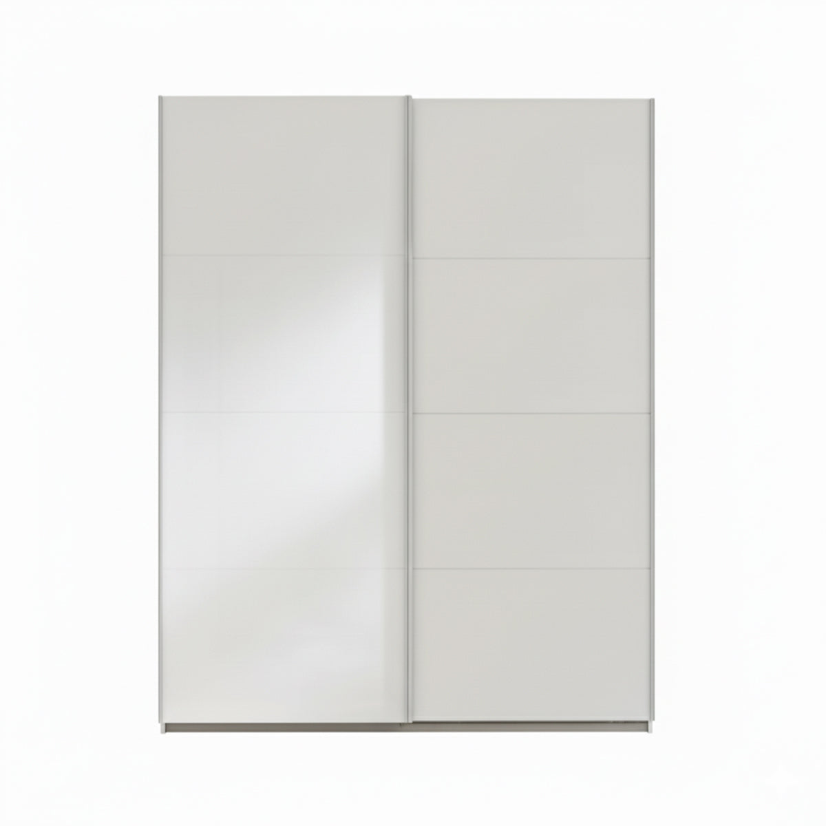 Armadio 150x223h cm bianco opaco con 2 ante scorrevoli