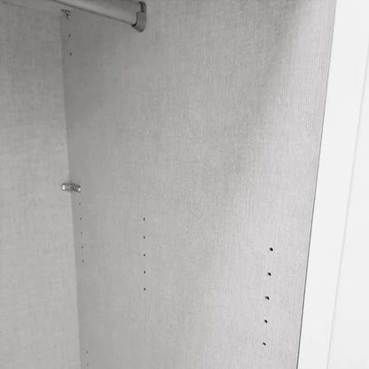 Armadio 2 ante scorrevoli bianco opaco 150x60x223 cm