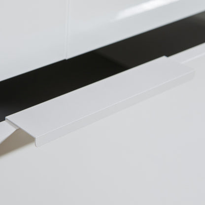 Armadio 162x200h cm bianco laccato con 4 ante e 2 cassetti