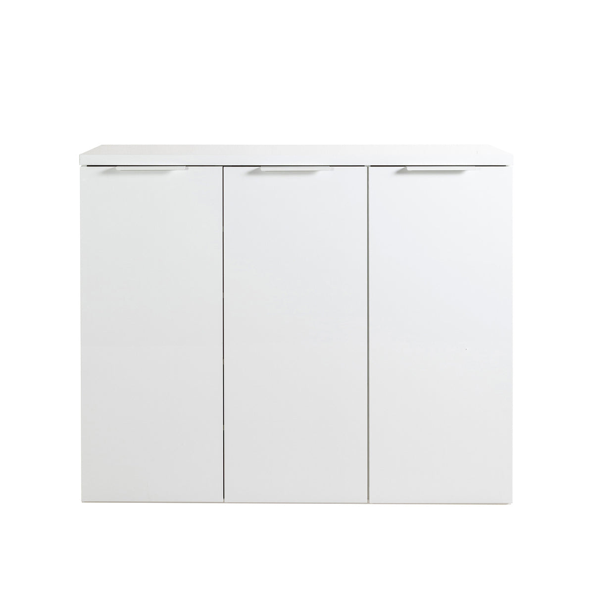 Mobile contenitore 120x102h cm bianco laccato con 3 ante
