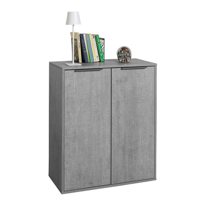 Mobile multiuso 72x87h cm cemento con 2 ante