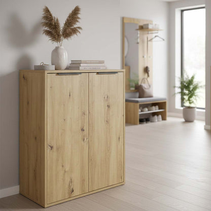 Mobile multiuso 72x87h cm rovere artisan con 2 ante