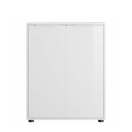 Mobile multiuso 72x87h cm bianco laccato con 2 ante