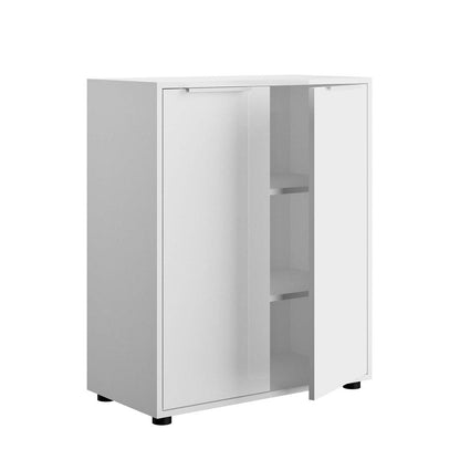 Mobile multiuso 72x87h cm bianco laccato con 2 ante