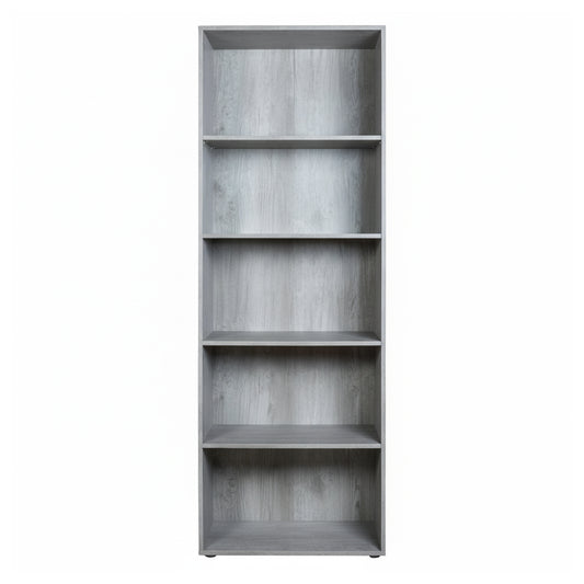 Libreria salvaspazio 68x200h cm con 4 ripiani regolabili