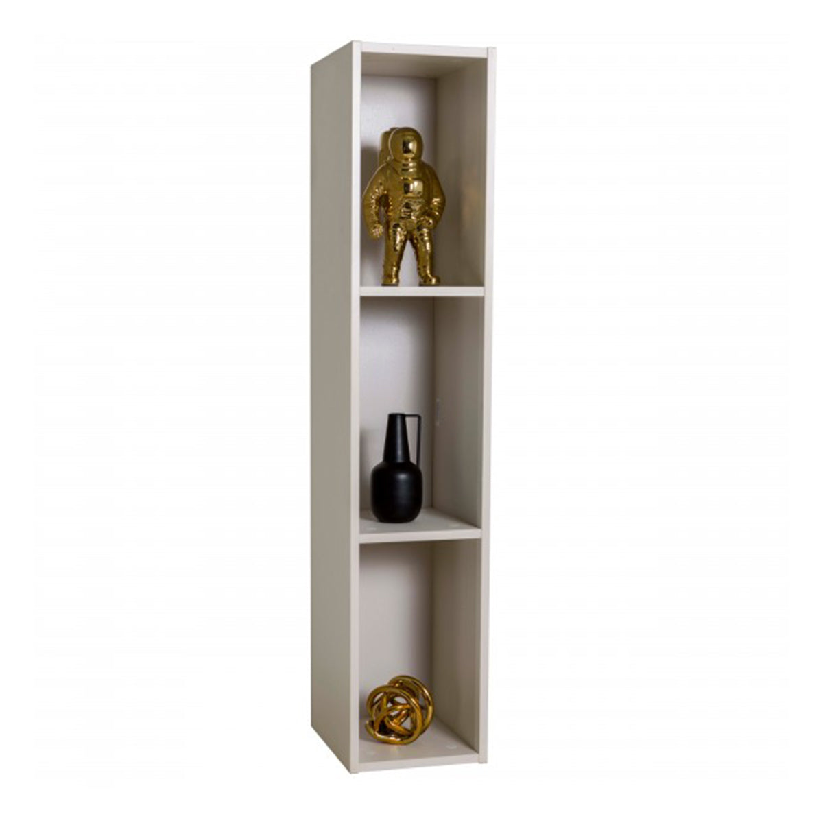 Pensile 123x25h cm cashmere con 3 vani