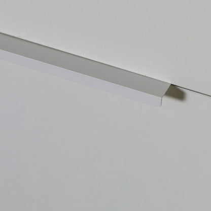 Scarpiera slim 65x173h cm bianca con 5 ante a ribalta