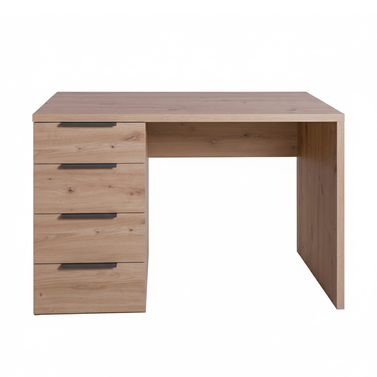 Scrivania 60x75h cm rovere con 4 casssetti