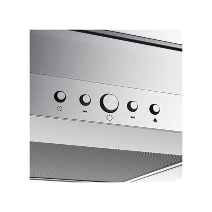 Cappa aspirante a parete TGL a T Faber 90 cm 580m3 acciaio inox e vetro