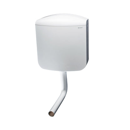Cassetta WC esterna Geberit bianco AP117 con doppio pulsante