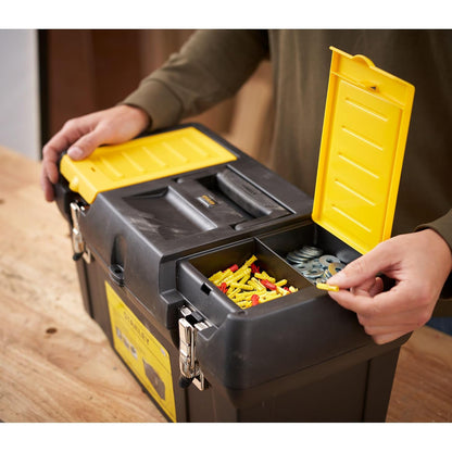 Cassetta porta utensili Stanley 1-92-066 serie 2000 19" con cerniera in metallo