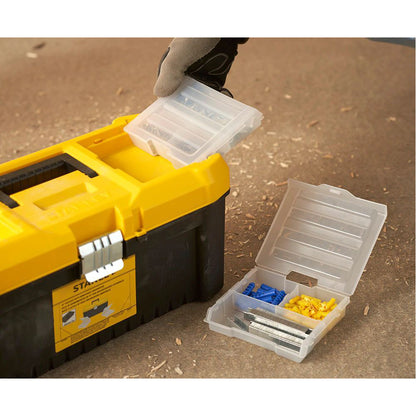 Cassetta porta utensili Stanley Essential 16" inclusi 2 organizer removibili