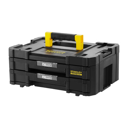 Cassettiera portautensili Stanley Pro-stack Fatmax 2 cassetti 8 lt nero FMST1-71969